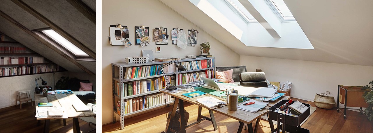 Dachfenster vorher nachher Velux